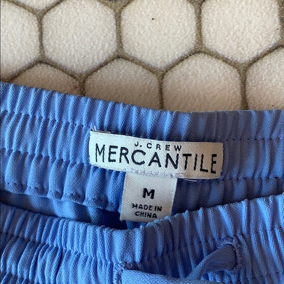 J. Crew Blue tie waist shorts - Picture 2 of 2